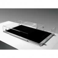 COPERTURA IN PLEXIGLAS CON ANTINE SCORREVOLI - 100 cm