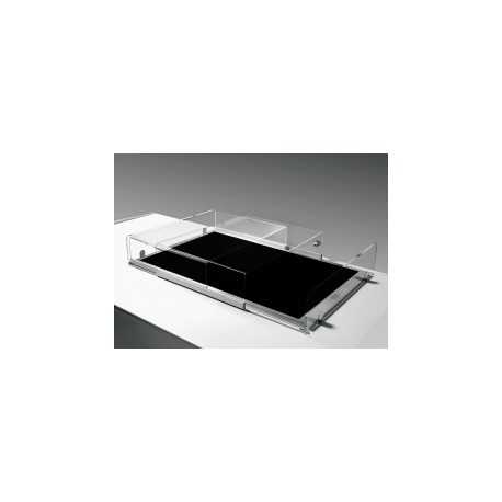 COPERTURA IN PLEXIGLAS CON ANTINE SCORREVOLI - 100 cm