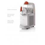 MACCHINA PER GRANITA - IDEALE ANCHE PER SORBETTI E CREME FREDDE - 2 CONTENITORI CAPACITA' 6 + 6  LT - DIMENSIONI CM L40 X P48 X H62
