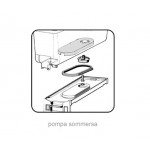 MACCHINA PER BEVANDE FREDDE - 1 CONTENITORE DA 8 LT - CON POMPA SOMMERSA - DIMENSIONI CM L18 X P40 X H63