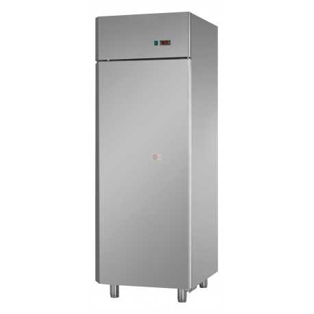 ARMADIO FRIGO - SENZA UNITA' FRIGORIFERA - PREDISPOSTO PER MOTORE REMOTO (OPTIONAL) A BASSA TEMPERATURA - CAPACITA' 700 LITRI - INTERAMENTE IN ACCIAIO INOX AISI 304 - GASTRONORM GN 2/1 (650 X 530 mm) - 1 PORTA CHIUSURA AUTOMATICA - DIMENSIONI CM L71 X P80 X H 203/210 ARMADIO FRIGO - SENZA UNITA' FRIGORIFERA - PREDISPOSTO PER MOTORE REMOTO (OPTIONAL) A BASSA TEMPERATURA - CAPACITA' 700 LITRI - INTERAMENTE IN ACCIAIO INOX AISI 304 - GASTRONORM GN 2/1 (650 X 530 mm) - 1 PORTA CHIUSURA AUTOMATICA - DIMENSIONI CM L71 X P80 X H 203/210