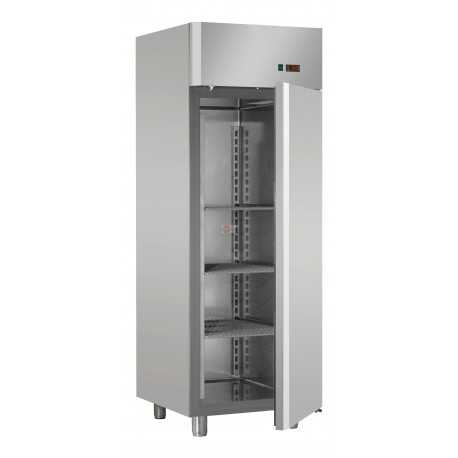 ARMADIO FRIGO - SENZA UNITA' FRIGORIFERA - PREDISPOSTO PER MOTORE REMOTO (OPTIONAL) A BASSA TEMPERATURA - CAPACITA' 700 LITRI - INTERAMENTE IN ACCIAIO INOX AISI 304 - GASTRONORM GN 2/1 (650 X 530 mm) - 1 PORTA CHIUSURA AUTOMATICA - DIMENSIONI CM L71 X P80 X H 203/210 ARMADIO FRIGO - SENZA UNITA' FRIGORIFERA - PREDISPOSTO PER MOTORE REMOTO (OPTIONAL) A BASSA TEMPERATURA - CAPACITA' 700 LITRI - INTERAMENTE IN ACCIAIO INOX AISI 304 - GASTRONORM GN 2/1 (650 X 530 mm) - 1 PORTA CHIUSURA AUTOMATICA - DIMENSIONI CM L71 X P80 X H 203/210