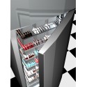 ARMADIO FRIGO BIG 900 LITRI PER GELATERIA - CAPACITA' 42 VASCHETTE - TEMPERATURA -18°/-25° - DIMENSIONI CM L80 X P102 X H203/210