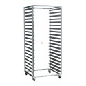 CARRELLO IN ACCIAIO INOX PER 38 TEGLIE 60X40 OPPURE 19 TEGLIE 60X80 - DIMENSIONI CM L65,6 X P83 X H165