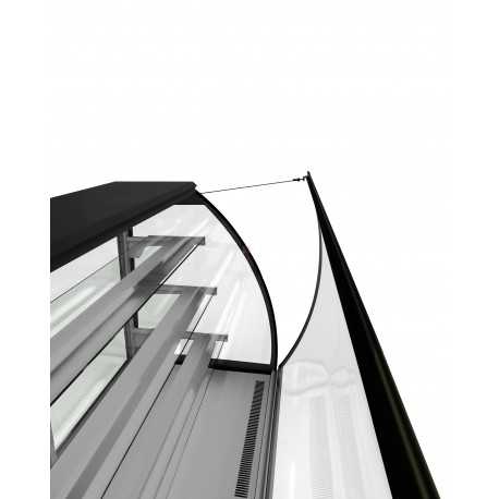 BANCO VETRINA PER ALIMENTI - SERVIZIO ASSISTITO - 3 MENSOLE IN VETRO - ILLUMINAZIONE INTERNA- VETRI FRONTALI APRIBILI-NORMA CE BANCO VETRINA PER ALIMENTI - SERVIZIO ASSISTITO - 3 MENSOLE IN VETRO - ILLUMINAZIONE INTERNA- VETRI FRONTALI APRIBILI-NORMA CE