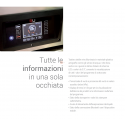 SOTTOVUOTO A CAMPANA - STRUTTURA IN ACCIAIO INOX - POMPA BUSH DA 16 m³/h. - BARRA SALDANTE 320 mm - DISPLAY TOUCH SCREEN RETROILLUMINATO PROGRAMMABILE E CON INDICATORE DELLA PERCENTUALE DEL VUOTO - IDEALE ANCHE PER LIQUIDI - POSSBILITA' DEL GAS INERTE E STAMPANTE TERMICA (OPTIONAL) - POTENZA 370 W - DIMENSIONI ESTERNE CM L 38,4 X P 46,5 X H 40,3