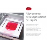 SOTTOVUOTO A CAMPANA - STRUTTURA IN ACCIAIO INOX - POMPA BUSH DA 40 m³/h. - DOPPIA BARRA SALDANTE 465 + 465 mm - DISPLAY TOUCH SCREEN RETROILLUMINATO PROGRAMMABILE E CON INDICATORE DELLA PERCENTUALE DEL VUOTO - IDEALE ANCHE PER LIQUIDI - POSSBILITA' DEL GAS INERTE E STAMPANTE TERMICA (OPTIONAL) - POTENZA 1100 W - DIMENSIONI ESTERNE CM L 74 x P 56,6 X H 99,7