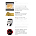 SOTTOVUOTO A CAMPANA - STRUTTURA IN ACCIAIO INOX - POMPA BUSH DA 40 m³/h. - DOPPIA BARRA SALDANTE 465 + 465 mm - DISPLAY TOUCH SCREEN RETROILLUMINATO PROGRAMMABILE E CON INDICATORE DELLA PERCENTUALE DEL VUOTO - IDEALE ANCHE PER LIQUIDI - POSSBILITA' DEL GAS INERTE E STAMPANTE TERMICA (OPTIONAL) - POTENZA 1100 W - DIMENSIONI ESTERNE CM L 74 x P 56,6 X H 99,7