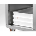 FORMATRICE A CALDO PER PIZZA - DIAMETRO PIZZE 350 mm - STRUTTURA INTERAMENTE IN ACCIAIO INOX - ELEVATA PRODUZIONE ORARIA FINO A 400 PIZZE ORA - PERFETTA UNIFORMITA' DI FORMA E SPESSORE DISCO SENZA RINUNCIARE AL BORDO - POTENZA 4,2 KW - DIMENSIONI CM L 50 X P 61 X H 77