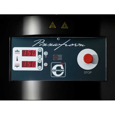 FORMATRICE A CALDO PER PIZZA - DIAMETRO PIZZE 400 mm - STRUTTURA INTERAMENTE IN ACCIAIO INOX - ELEVATA PRODUZIONE ORARIA FINO A 400 PIZZE ORA - PERFETTA UNIFORMITA' DI FORMA E SPESSORE DISCO SENZA RINUNCIARE AL BORDO - POTENZA 5,6 KW - DIMENSIONI CM L 56 X P 71 X H 86