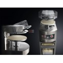 FORMATRICE A CALDO PER PIZZA - DIAMETRO PIZZE 500 mm - STRUTTURA INTERAMENTE IN ACCIAIO INOX - ELEVATA PRODUZIONE ORARIA FINO A 400 PIZZE ORA - PERFETTA UNIFORMITA' DI FORMA E SPESSORE DISCO SENZA RINUNCIARE AL BORDO - POTENZA 6,6 KW - DIMENSIONI CM L 56 X P 71 X H 86