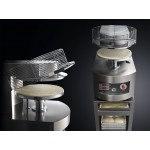 FORMATRICE A CALDO PER PIZZA - DIAMETRO PIZZE 500 mm - STRUTTURA INTERAMENTE IN ACCIAIO INOX - ELEVATA PRODUZIONE ORARIA FINO A 400 PIZZE ORA - PERFETTA UNIFORMITA' DI FORMA E SPESSORE DISCO SENZA RINUNCIARE AL BORDO - POTENZA 6,6 KW - DIMENSIONI CM L 56 X P 71 X H 86