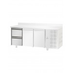 CASSETTIERA REFRIGERATA IN ACCIAIO INOX - 2 CASSETTI DA 1/2