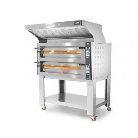 FORNO CUPPONE DONATELLO - ELETTRICO - CONTROLLO DIGITALE CD- CAPACITA' 4+4 PIZZE - DIMENSIONI CM L115 X P105 X H78,5 FORNO CUPPONE DONATELLO - ELETTRICO - CONTROLLO DIGITALE CD- CAPACITA' 4+4 PIZZE - DIMENSIONI CM L115 X P105 X H78,5
