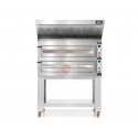 FORNO CUPPONE TIEPOLO - ELETTRICO - CONTROLLO MECCANICO - CAPACITA' 4+4 PIZZE - DIMENSIONI CM L102 X P92 X H73