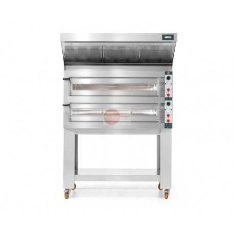 FORNO CUPPONE TIEPOLO - ELETTRICO - CONTROLLO MECCANICO - CAPACITA' 9 PIZZE - DIMENSIONI CM L138 X P128 X H40