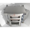 FORNO ELETTRICO  ANGOLARE CUPPONE CARAVAGGIO - SISTEMA DI CONTROLLO TOUCH SCREEN - 1 CAMERA DI COTTURA - CAPACITA'  5 PIZZE DA 35 CM - POTENZA 9,7 KW