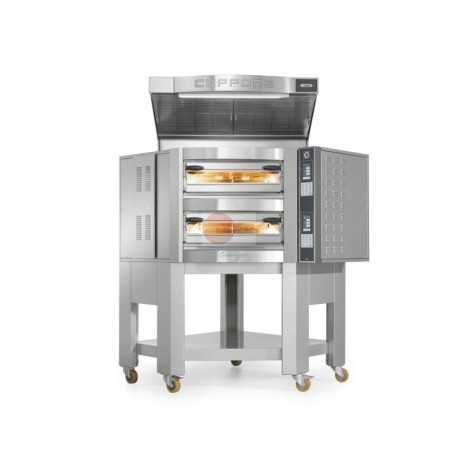 FORNO ELETTRICO  ANGOLARE CUPPONE CARAVAGGIO - SISTEMA DI CONTROLLO TOUCH SCREEN - 1 CAMERA DI COTTURA - CAPACITA'  5 PIZZE DA 35 CM - POTENZA 9,7 KW