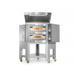 FORNO ELETTRICO  ANGOLARE CUPPONE CARAVAGGIO - SISTEMA DI CONTROLLO TOUCH SCREEN - 1 CAMERA DI COTTURA - CAPACITA'  5 PIZZE DA 35 CM - POTENZA 9,7 KW