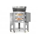 FORNO ELETTRICO  ANGOLARE CUPPONE CARAVAGGIO - SISTEMA DI CONTROLLO TOUCH SCREEN - 1 CAMERA DI COTTURA - CAPACITA'  5 PIZZE DA 35 CM - POTENZA 9,7 KW