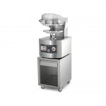 FORMATRICE A CALDO PER PIZZA - DIAMETRO PIZZE 450 mm - STRUTTURA INTERAMENTE IN ACCIAIO INOX - ELEVATA PRODUZIONE ORARIA FINO A 400 PIZZE ORA - PERFETTA UNIFORMITA' DI FORMA E SPESSORE DISCO SENZA RINUNCIARE AL BORDO - POTENZA 6,6 KW - DIMENSIONI CM L 56 X P 71 X H 86