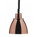 LAMPADA RISCALDANTE - IN RAME - CON LUCE ROSSA - CAVO REGOLABILE IN ALTEZZA - INTERRUTTORE - POTENZA 250 WATT