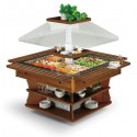 ISOLA BUFFET REFRIGERATA - STRUTTURA ESTERNA IN LEGNO - VASCA IN ACCIAIO INOX - CAPPA MOTORIZZATA - ILLUMINAZIONE LED - TEMPERATURA +4°/+10° - REFRIGERAZIONE STATICA - SBRINAMENTO AUTOMATICO ISOLA BUFFET REFRIGERATA - STRUTTURA ESTERNA IN LEGNO - VASCA IN ACCIAIO INOX - CAPPA MOTORIZZATA - ILLUMINAZIONE LED - TEMPERATURA +4°/+10° - REFRIGERAZIONE STATICA - SBRINAMENTO AUTOMATICO