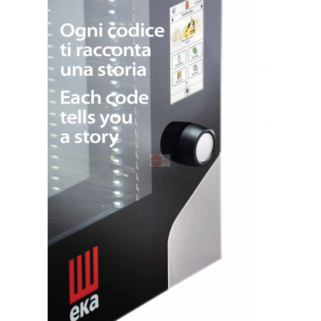 FORNO ELETTRICO COMBINATO CONVEZIONE - CON VAPORE DIRETTO - CAPACITA' 11 TEGLIE GN 1/1 - COMANDI TOUCH SCREEN