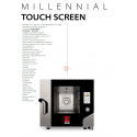 FORNO ELETTRICO COMBINATO CONVEZIONE - CON VAPORE DIRETTO - CAPACITA' 11 TEGLIE GN 1/1 - COMANDI TOUCH SCREEN