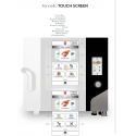 FORNO A GAS COMBINATO CONVEZIONE - CON VAPORE DIRETTO - CAPACITA' 7 TEGLIE GN 1/1 - COMANDI TOUCH SCREEN