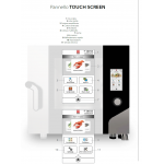 FORNO A GAS COMBINATO CONVEZIONE - CON VAPORE DIRETTO - CAPACITA' 7 TEGLIE GN 1/1 - COMANDI TOUCH SCREEN