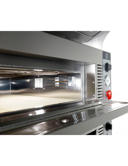 FORNO CUPPONE TIEPOLO - ELETTRICO - CONTROLLO MECCANICO - CAPACITA' 4 PIZZE - DIMENSIONI CM L102 X P92 X H40
