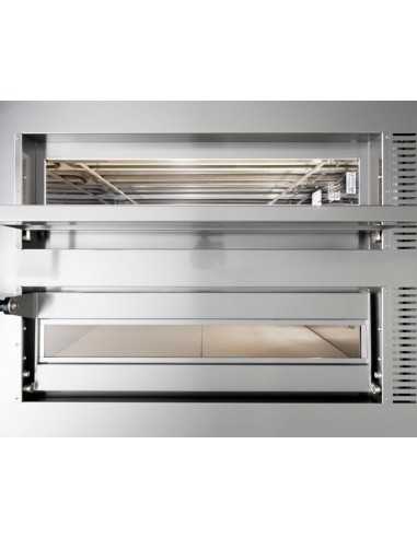 FORNO CUPPONE TIEPOLO - ELETTRICO - CONTROLLO MECCANICO - CAPACITA' 4 PIZZE - DIMENSIONI CM L102 X P92 X H40