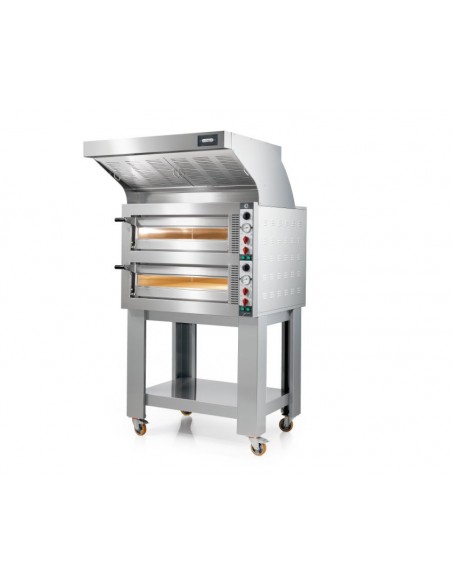 FORNO CUPPONE TIEPOLO - ELETTRICO - CONTROLLO MECCANICO - CAPACITA' 6 PIZZE - DIMENSIONI CM L102 X P128 X H40