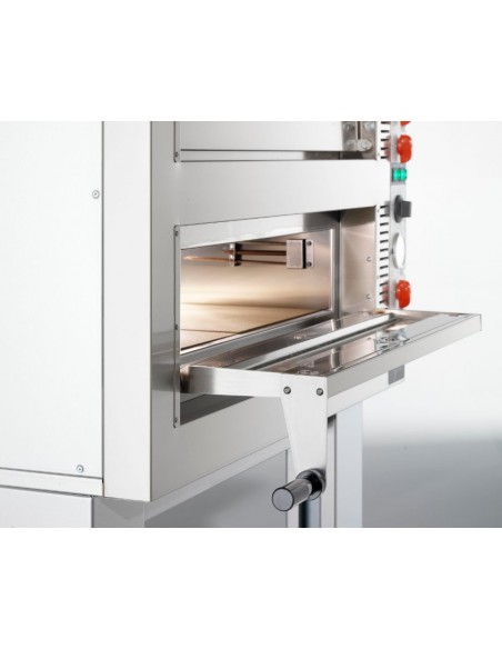 FORNO CUPPONE TIEPOLO - ELETTRICO - CONTROLLO MECCANICO - CAPACITA' 4+4 PIZZE - DIMENSIONI CM L102 X P92 X H73