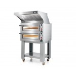 FORNO CUPPONE TIEPOLO - ELETTRICO - CONTROLLO MECCANICO - CAPACITA' 4+4 PIZZE - DIMENSIONI CM L102 X P92 X H73