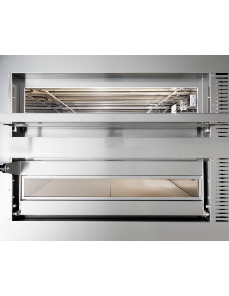 FORNO CUPPONE TIEPOLO - ELETTRICO - CONTROLLO MECCANICO - CAPACITA' 9+9 PIZZE - DIMENSIONI CM L138 X P128 X H73