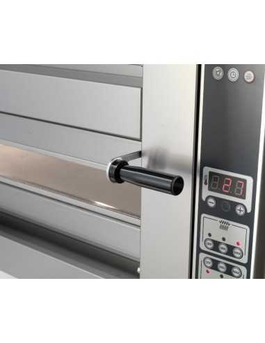 FORNO CUPPONE DONATELLO - ELETTRICO - CONTROLLO DIGITALE CD- CAPACITA' 4+4 PIZZE - DIMENSIONI CM L115 X P105 X H78,5 FORNO CUPPONE DONATELLO - ELETTRICO - CONTROLLO DIGITALE CD- CAPACITA' 4+4 PIZZE - DIMENSIONI CM L115 X P105 X H78,5