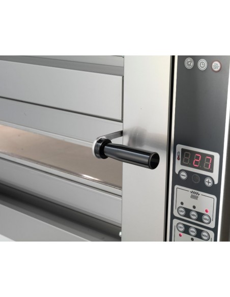 FORNO CUPPONE DONATELLO - ELETTRICO - CONTROLLO DIGITALE CD- CAPACITA' 4+4 PIZZE - DIMENSIONI CM L115 X P105 X H78,5 FORNO CUPPONE DONATELLO - ELETTRICO - CONTROLLO DIGITALE CD- CAPACITA' 4+4 PIZZE - DIMENSIONI CM L115 X P105 X H78,5