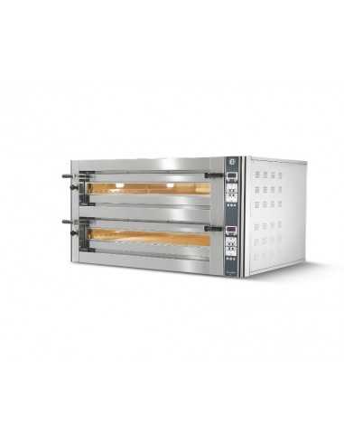 FORNO CUPPONE DONATELLO - ELETTRICO - CONTROLLO DIGITALE CD- CAPACITA' 6+6 PIZZE - DIMENSIONI CM L115 X P141 X H78,5 FORNO CUPPONE DONATELLO - ELETTRICO - CONTROLLO DIGITALE CD- CAPACITA' 6+6 PIZZE - DIMENSIONI CM L115 X P141 X H78,5