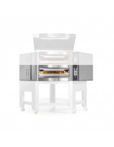 FORNO ELETTRICO  ANGOLARE CUPPONE CARAVAGGIO - SISTEMA DI CONTROLLO TOUCH SCREEN - 1 CAMERA DI COTTURA - CAPACITA'  5 PIZZE DA 35 CM - POTENZA 9,7 KW
