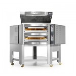 FORNO ELETTRICO  ANGOLARE CUPPONE CARAVAGGIO - SISTEMA DI CONTROLLO TOUCH SCREEN - 1 CAMERA DI COTTURA - CAPACITA'  5 PIZZE DA 35 CM - POTENZA 9,7 KW