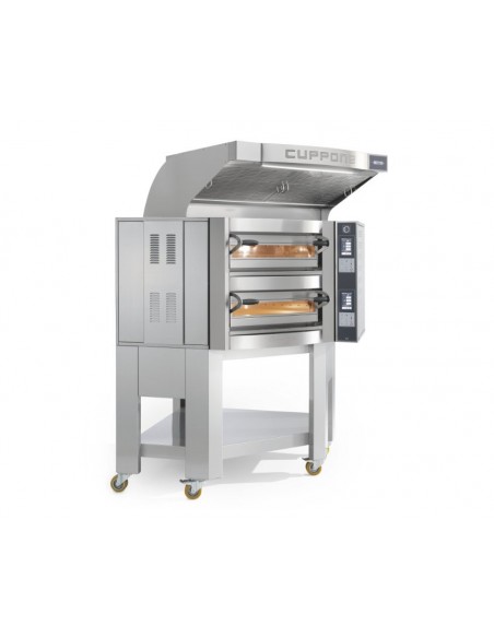 FORNO ELETTRICO  ANGOLARE CUPPONE CARAVAGGIO - SISTEMA DI CONTROLLO TOUCH SCREEN - 1 CAMERA DI COTTURA - CAPACITA'  5 PIZZE DA 35 CM - POTENZA 9,7 KW