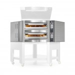 FORNO ELETTRICO  ANGOLARE CUPPONE CARAVAGGIO - SISTEMA DI CONTROLLO TOUCH SCREEN - 1 CAMERA DI COTTURA - CAPACITA'  5 PIZZE DA 35 CM - POTENZA 9,7 KW