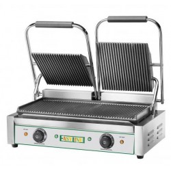 PIASTRA GRILL ELETTRICA IN GHISA