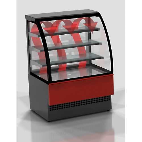 BANCO VETRINA CALDO TEMPERATURA +65°...