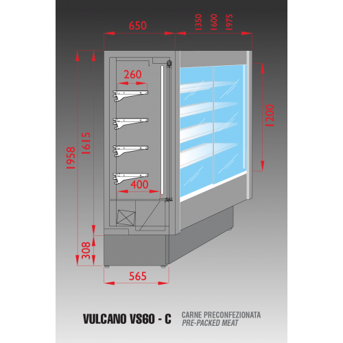 ESPOSITORE MURALE REFRIGERATO - PER... ESPOSITORE MURALE REFRIGERATO - PER...