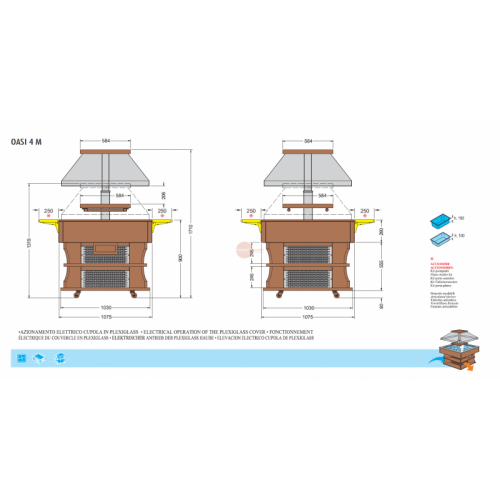 ISOLA BUFFET REFRIGERATA CAPPA... ISOLA BUFFET REFRIGERATA CAPPA...