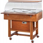 CARRELLO REFRIGERATO IN LEGNO