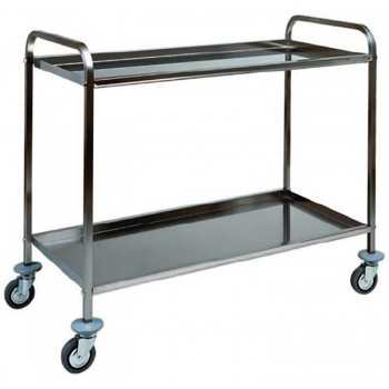 CARRELLO DI SERVIZIO IN ACCIAIO INOX